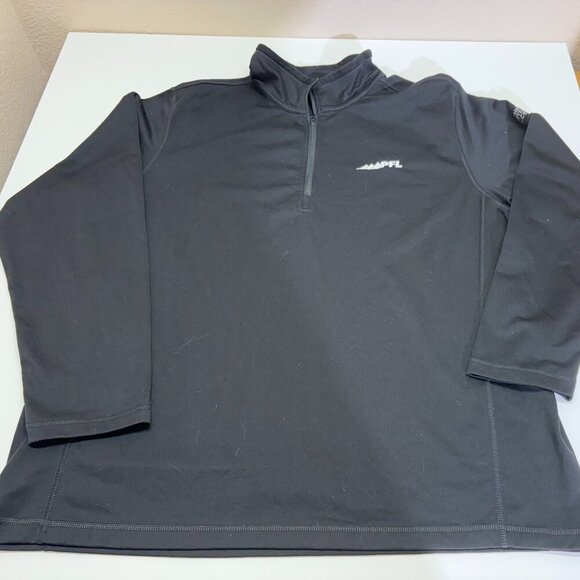 The North Face Quarter 1/4 Zip Fleece Pullover Sweater Men's XXL Black - Picture 3 of 7